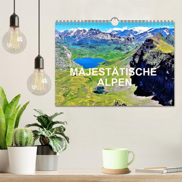 Produktbild: Majest&auml;tische Alpen (Wandkalender 2026 DIN A4 quer), CALVENDO Monatskalender