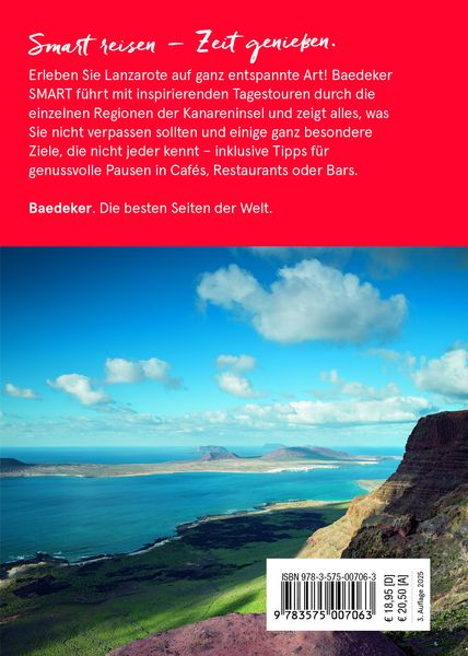 Produktbild: Baedeker SMART Reiseführer Lanzarote