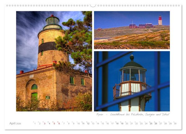 Produktbild: Sehnsucht Schweden - Sverige (hochwertiger Premium Wandkalender 2026 DIN A2 quer), Kunstdruck in Hochglanz