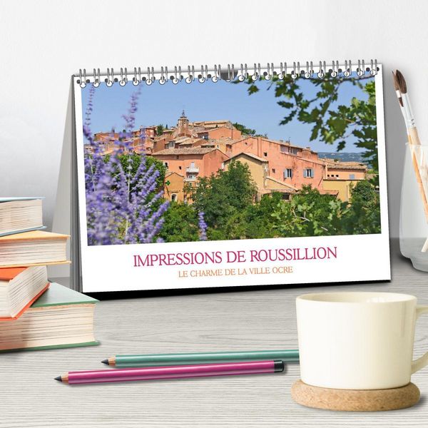 Produktbild: Impressions de Roussillon (Calendrier de bureau 2026 DIN A5 vertical), CALVENDO calendrier mensuel