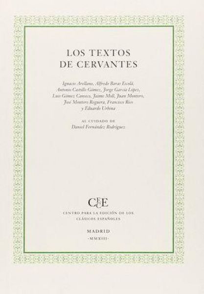 Produktbild: Los textos de Cervantes