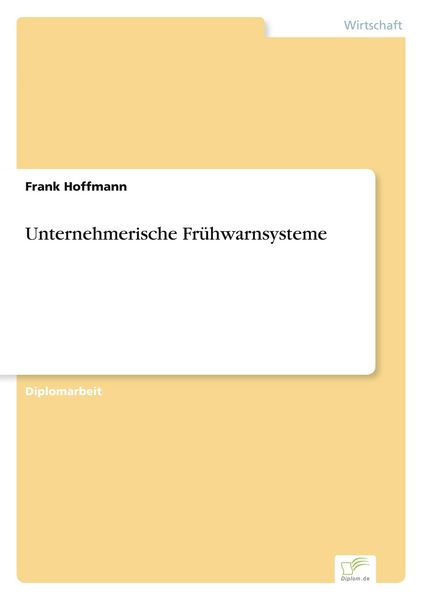 Produktbild: Unternehmerische Fr&uuml;hwarnsysteme