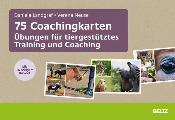 Produktbild: 75 Coachingkarten &Uuml;bungen f&uuml;r tiergest&uuml;tztes Training und Coaching