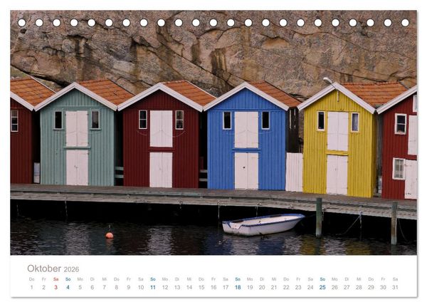 Produktbild: Bohusl&auml;n - Idyllische Sch&auml;renlandschaft an Schwedens Westk&uuml;ste (Tischkalender 2026 DIN A5 quer), CALVENDO Monatskalender
