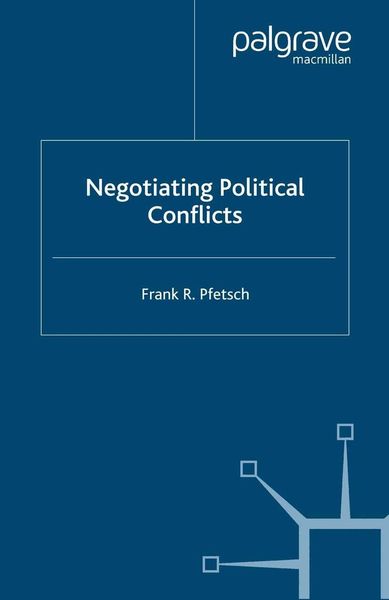 Produktbild: Negotiating Political Conflicts