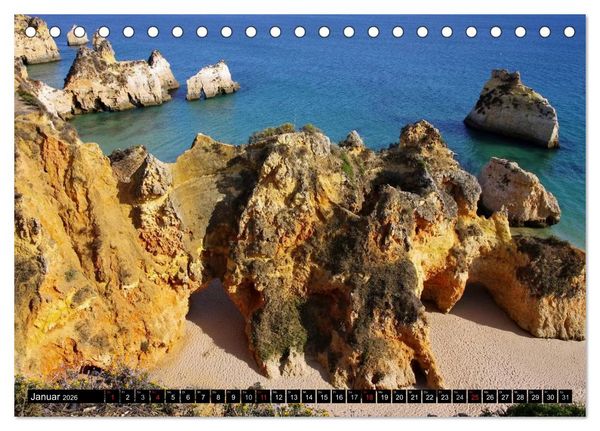 Produktbild: Algarve (Tischkalender 2026 DIN A5 quer), CALVENDO Monatskalender