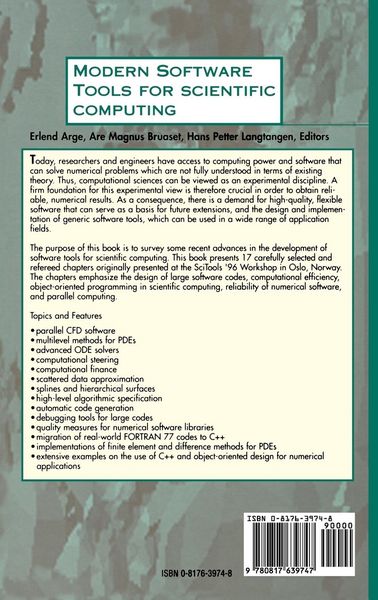 Produktbild: Modern Software Tools for Scientific Computing