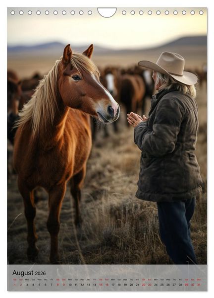 Produktbild: Saddle and Soul (Wall Calendar 2026 DIN A4 portrait), CALVENDO 12 Month Wall Calendar