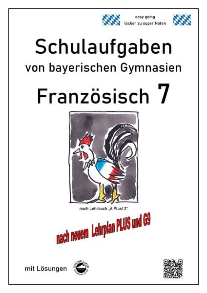 Produktbild: Franz&ouml;sisch 7 (nach &Agrave; Plus! 2) Schulaufgaben von bayerischen Gymnasien mit L&ouml;sungen G9 / LehrplanPLUS