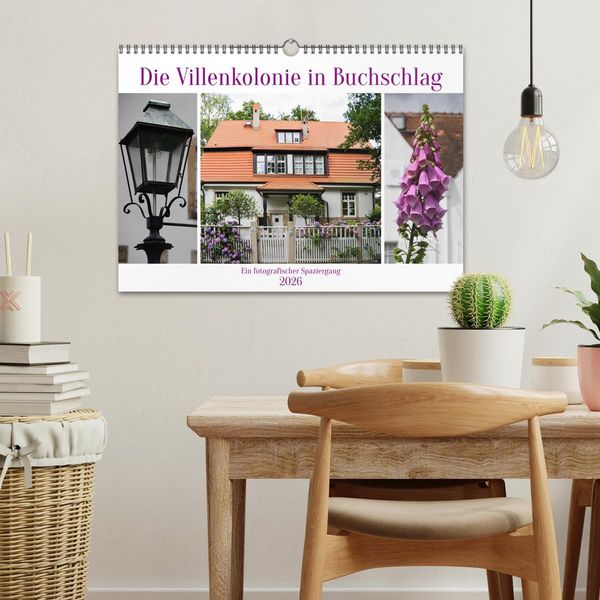 Produktbild: Die Villenkolonie in Buchschlag (Wandkalender 2026 DIN A3 quer), CALVENDO Monatskalender
