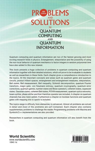Produktbild: Prob & Sol Quantum Comp (4th Ed)