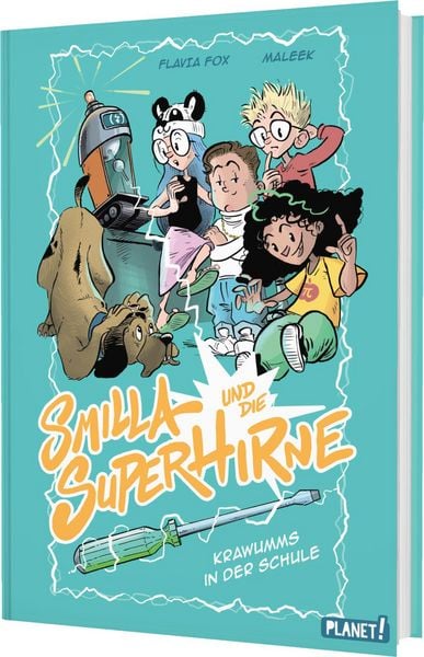 Smilla und die Superhirne, Gebundene Ausgabe von Flavia Fox, Planet! in der Thienemann-Esslinger Verlag GmbH, 978-3-522-50952-7