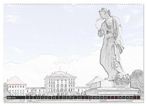 Produktbild: MAL-TOUR Deutschland (Wandkalender 2026 DIN A2 quer), CALVENDO Monatskalender