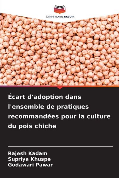 Produktbild: &Eacute;cart d'adoption dans l'ensemble de pratiques recommand&eacute;es pour la culture du pois chiche