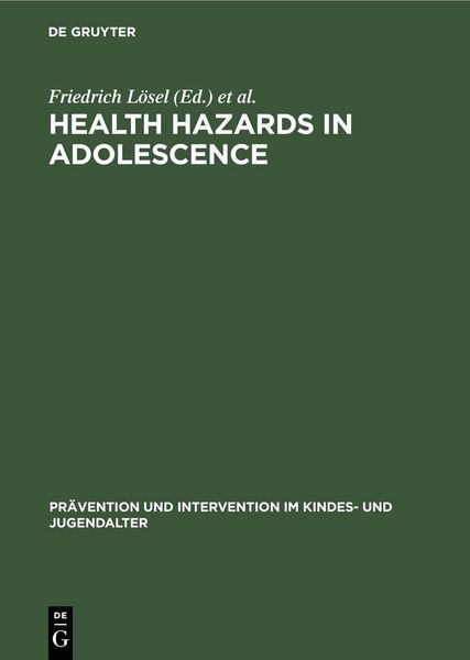 Produktbild: Health Hazards in Adolescence