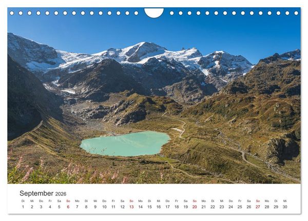Produktbild: Schweizer Alpenp&auml;sse (Wandkalender 2026 DIN A4 quer), CALVENDO Monatskalender