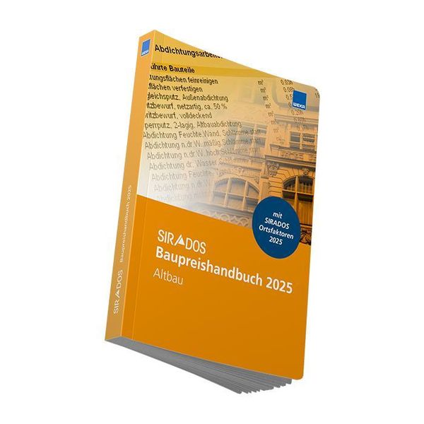 Produktbild: SIRADOS Baupreishandbuch Altbau