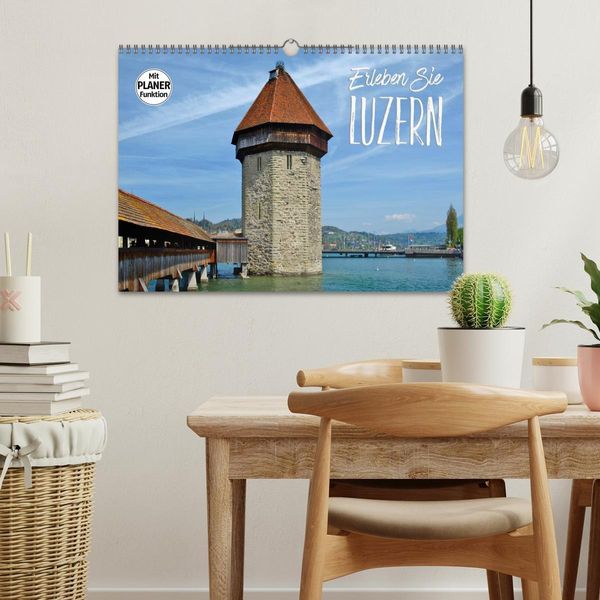 Produktbild: Erleben Sie LUZERN (Wandkalender 2026 DIN A3 quer), CALVENDO Monatskalender