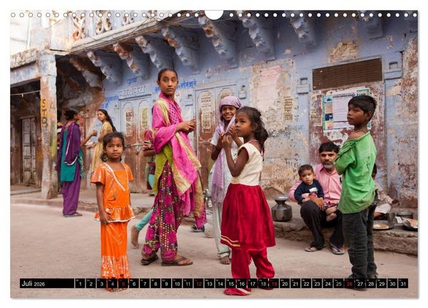 Produktbild: Indien - Rajasthan (Wandkalender 2026 DIN A3 quer), CALVENDO Monatskalender