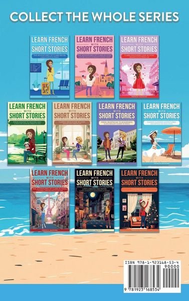 Produktbild: Learn French With Short Stories - Parallel French & English Vocabulary for Beginners. Clara's Summer Adventures