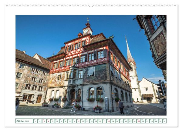 Produktbild: Charmantes Stein am Rhein (Wandkalender 2026 DIN A2 quer), CALVENDO Monatskalender