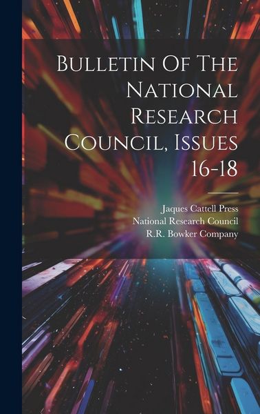 Produktbild: Bulletin Of The National Research Council, Issues 16-18