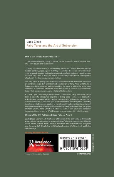 Produktbild: Fairy Tales and the Art of Subversion