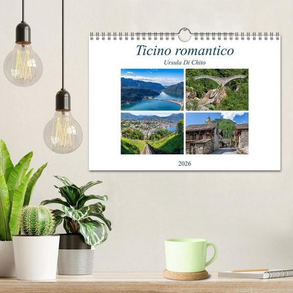 Produktbild: Ticino romantico (Wandkalender 2026 DIN A4 quer), CALVENDO Monatskalender