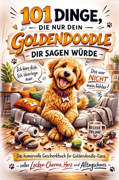 Produktbild: 101 Dinge, die nur dein Goldendoodle dir sagen w&uuml;rde