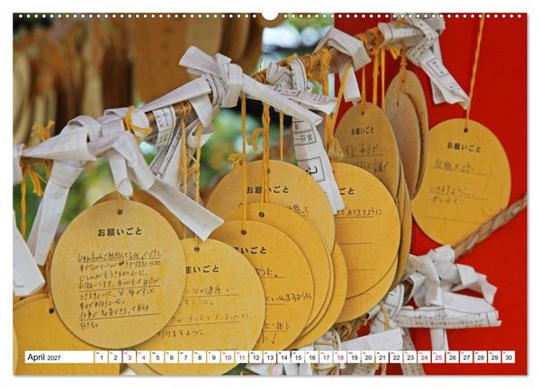 Produktbild: Japan Gl&uuml;cksbringer (hochwertiger Premium Wandkalender 2027 DIN A2 quer), Kunstdruck in Hochglanz