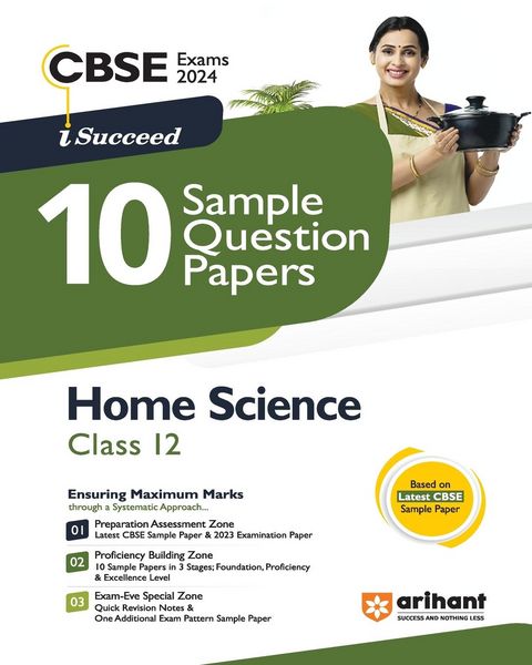 Produktbild: Arihant CBSE Sample Question Paper Class 12 Home Science Book for 2024 Exam