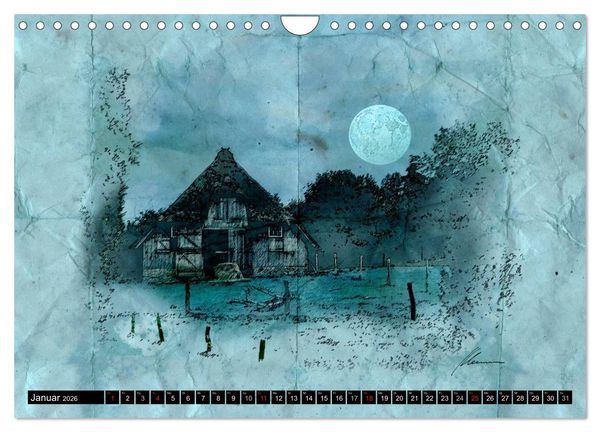 Produktbild: L&uuml;neburger Skizzen (Wandkalender 2026 DIN A4 quer), CALVENDO Monatskalender