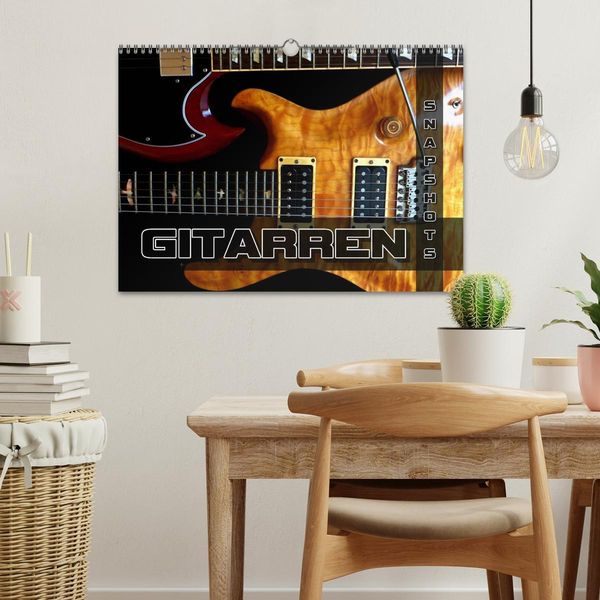 Produktbild: Gitarren Snapshots (Wandkalender 2026 DIN A3 quer), CALVENDO Monatskalender