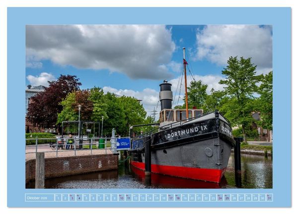 Produktbild: Papenburg im Emsland (Wandkalender 2026 DIN A3 quer), CALVENDO Monatskalender