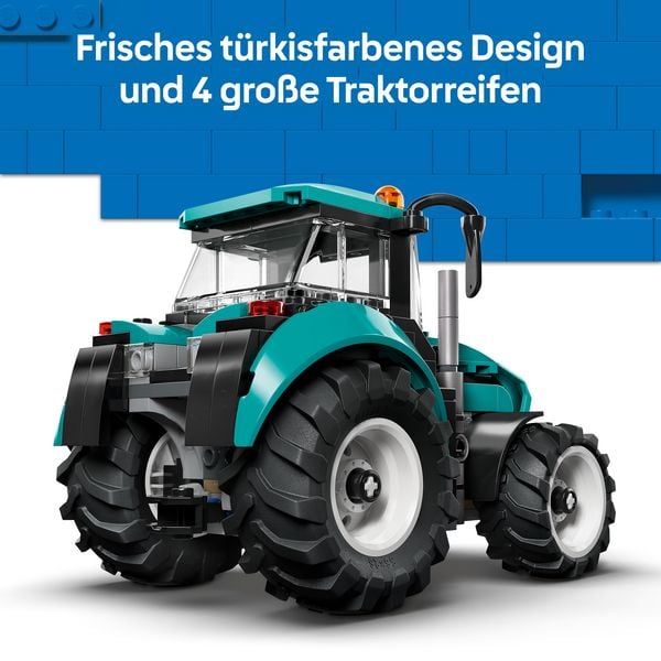 Produktbild: LEGO City 60498 Traktor, Spielzeug mit Minifigur, Geschenk f&uuml;r Kinder
