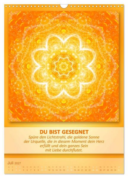 Produktbild: Light Energy Mandalas - Kalender - Vol. 2 (Wandkalender 2027 DIN A3 hoch), CALVENDO Monatskalender