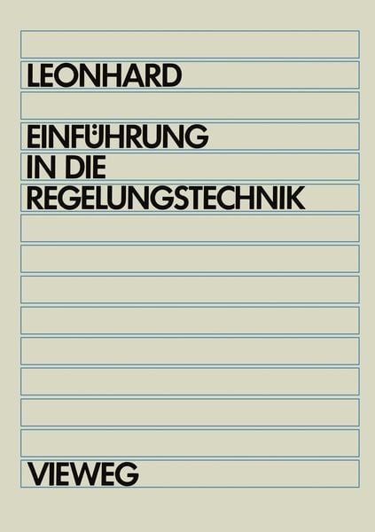 Produktbild: Einf&uuml;hrung in die Regelungstechnik