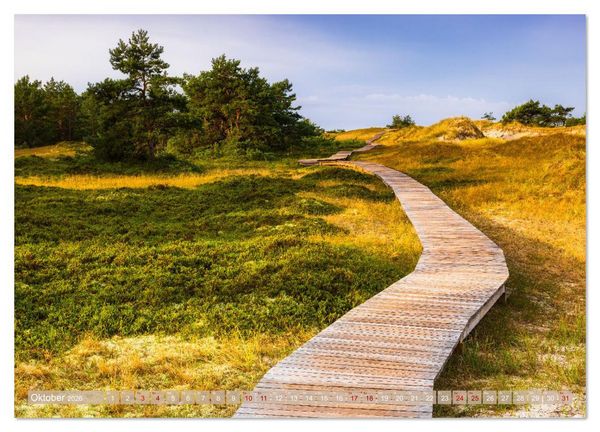 Produktbild: Fischland-Dar&szlig;-Zingst Impressionen einer Halbinsel (Wandkalender 2026 DIN A4 quer), CALVENDO Monatskalender