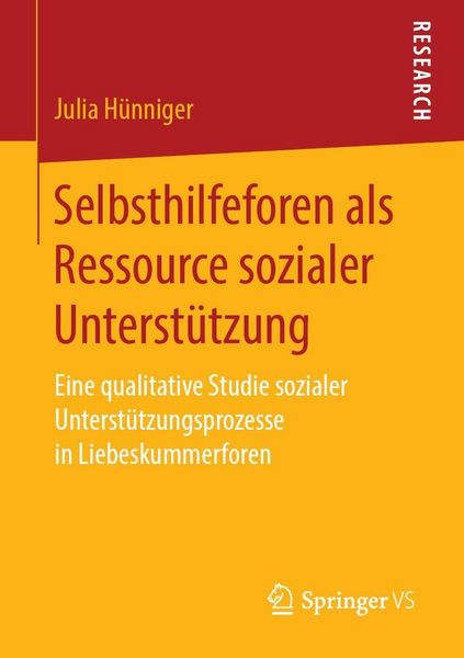 Produktbild: Selbsthilfeforen als Ressource sozialer Unterst&uuml;tzung