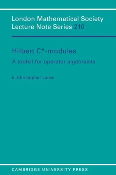 Produktbild: Hilbert C*-Modules