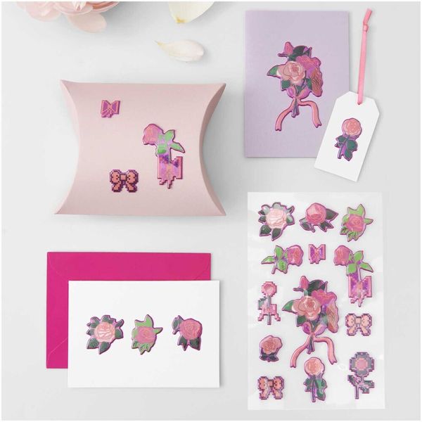 Produktbild: Puffy Sticker La Vie en Rose, Rosen