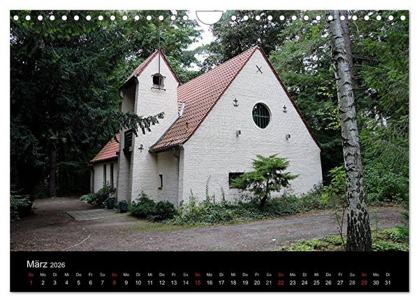 Produktbild: Evangelische Kirchen um Potsdam 2026 (Wandkalender 2026 DIN A4 quer), CALVENDO Monatskalender