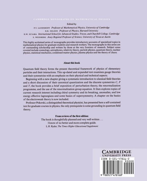 Produktbild: Gauge Field Theories