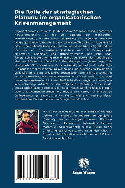 Produktbild: Die Rolle der strategischen Planung im organisatorischen Krisenmanagement