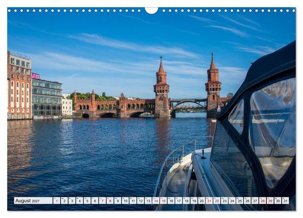 Produktbild: Bootscharter nach Berlin (Wandkalender 2027 DIN A3 quer), CALVENDO Monatskalender