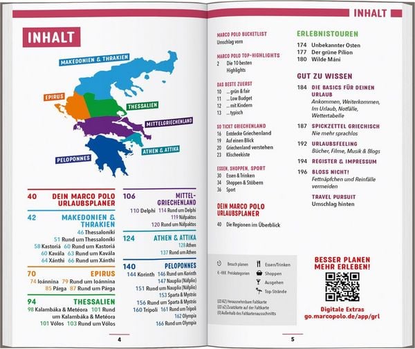 Produktbild: MARCO POLO Reisef&uuml;hrer Griechenland Festland