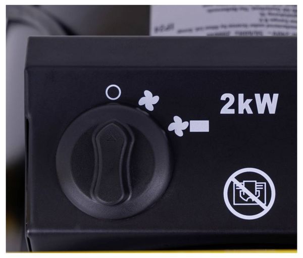 Produktbild: STANLEY SXJH102000E Heizl&uuml;fter 2000W 20m&sup2; Schwarz/Gelb