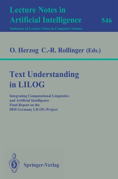 Produktbild: Text Understanding in LILOG