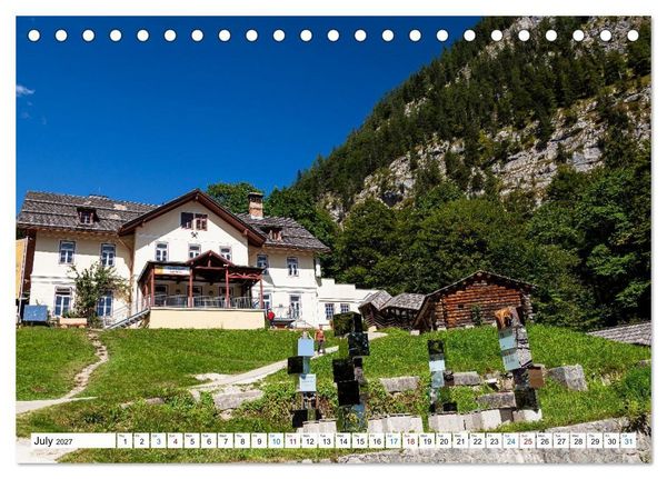 Produktbild: The Magic of Hallstatt (Desk Calendar 2027 DIN A5 landscape), CALVENDO 12 Month DeskCalendar