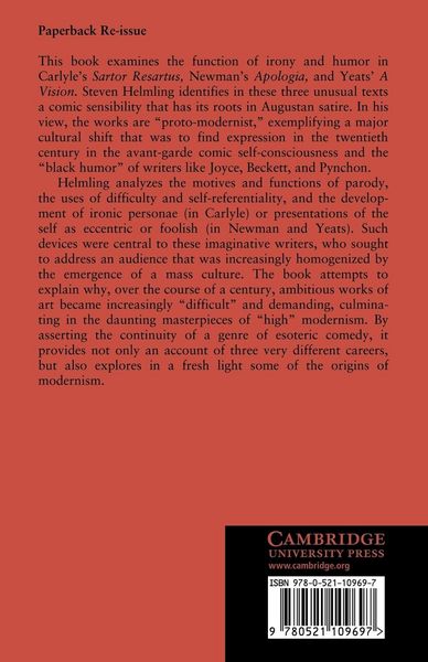 Produktbild: The Esoteric Comedies of Carlyle, Newman, and Yeats